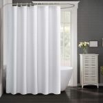 Organic Cotton Waffle Shower Curtain White | Mold Resistant, Quick Dry | Standard Sizes & Made to Measure - Image 5