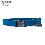 SMALL SIZE DOG & CAT COLLAR - BLUE VELVET