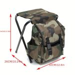 Camping Folding Chair with Backpack Picnic Bag - Image 3
