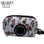 WASTE BAG HOLDER-RED FLORAL