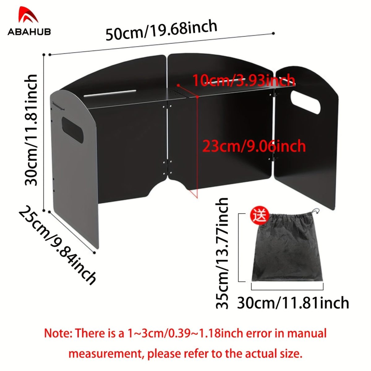 Folding Stove Windshield Portable Outdoor Gas Shield - Image 5