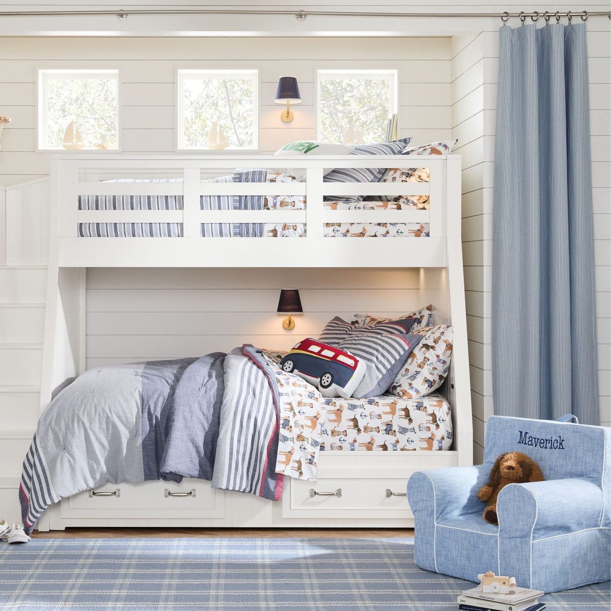 Oxford Stripe Linen Curtains | Standard & Made to Measure | Light Filtering or Blackout Liners - Image 4