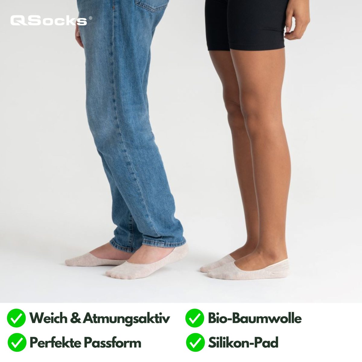 Medium Cut Ballerina Socken für Damen und Herren 6X Paar - Image 5