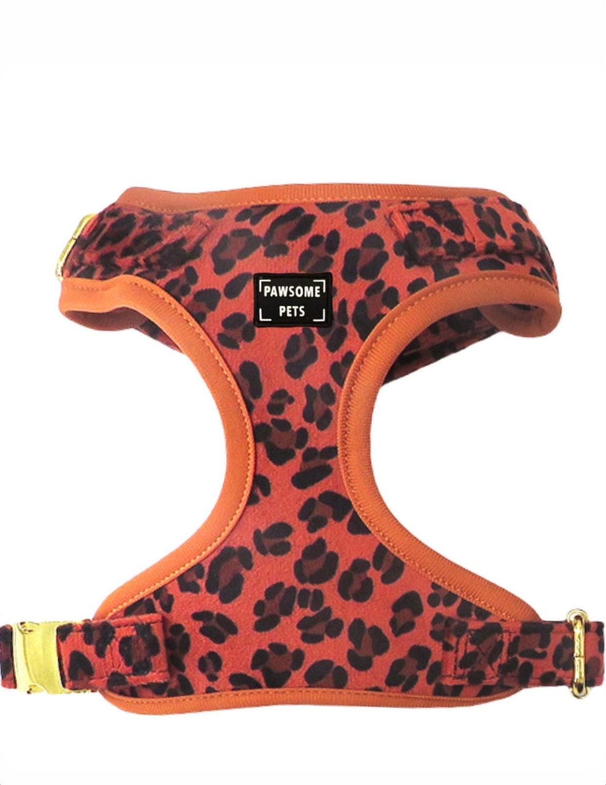 ADJUSTABLE HARNESS - ORANGE LEOPARD - Image 1