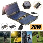 NNETM 20W Portable Solar Panel Charger - Green - Image 2
