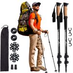 NNETM Aluminum Telescopic Trekking Poles Set for Outdoor Adventures - Image 2