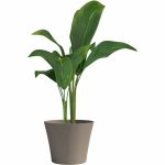 Plant pot Garden ID Taupe 30 x 27 cm - Image 2