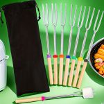 NNETM 8pcs Extendable Stainless Steel Marshmallow Roasting Sticks - Image 3