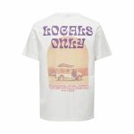 Men’s Short Sleeve T-Shirt Only & Sons Onskye Reg White - Image 3