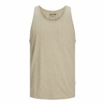 Tank Top Men Jack & Jones Jortampa Slub Beige