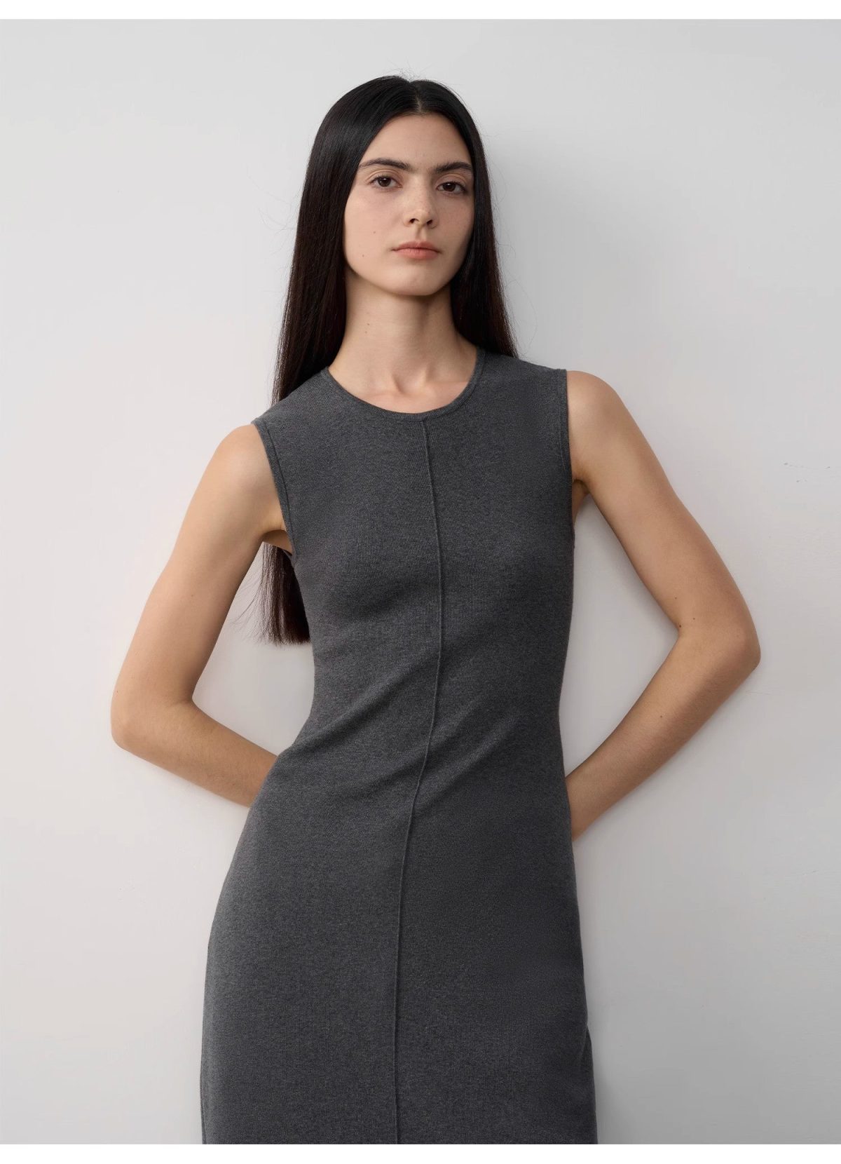 Fireladyfur Women's Merino Wool Knit Dress"Island Letters" - Image 5