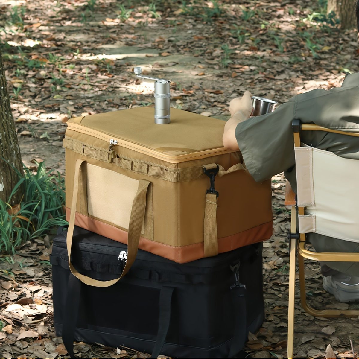 NNETM Camping Storage Bag Organizer with Shoulder Strap - Image 3