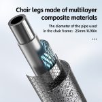 Portable Fishing Chair Adjustable Foldable Black Iron - Image 4