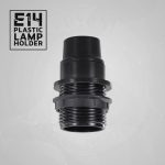 E14 Socket Bulb Holder Edison Small Screw Black Plastic Lamp holder~4357 - Image 2