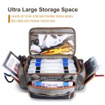 NNETM Fishing Tackle Box Bag with Compartments - Image 3