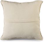 Handmade Macrame Cushion Cover Organic Cotton Boho Pillow 40x40cm - Image 5