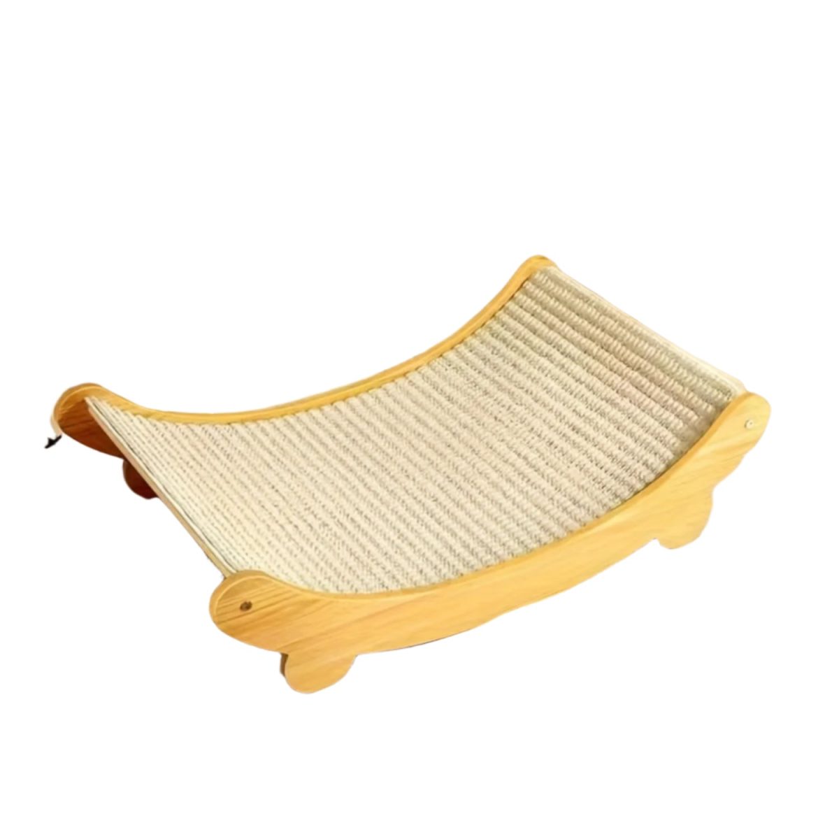 NNETM Space-Saving Wooden Cat Scratcher Tower for Cats - Image 1
