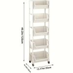 Mobile Bookshelf Office Cart (5-Tier) - Image 2