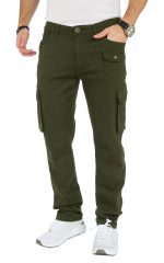 STYLEKO Stylische Cargo-Freizeithose Slim fit mit Gürtelschlaufen - Image 13
