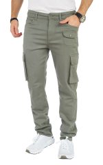 STYLEKO Stylische Cargo-Freizeithose Slim fit mit Gürtelschlaufen - Image 30