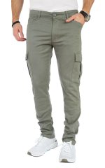 STYLEKO Cargo Freizeithose Slim fit mit Gürtelschlaufen - Image 35
