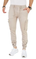 STYLEKO Stylische Cargo-Freizeithose Slim fit mit Elastischer Hosenband - Image 45
