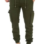 STYLEKO Stylische Cargo-Freizeithose Slim fit mit Elastischer Hosenband