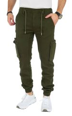 STYLEKO Stylische Cargo-Freizeithose Slim fit mit Elastischer Hosenband - Image 9