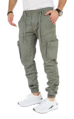 STYLEKO Stylische Cargo-Freizeithose Slim fit mit Elastischer Hosenband - Image 36