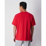 Men’s Short Sleeve T-Shirt Champion Crewneck Red - Image 3