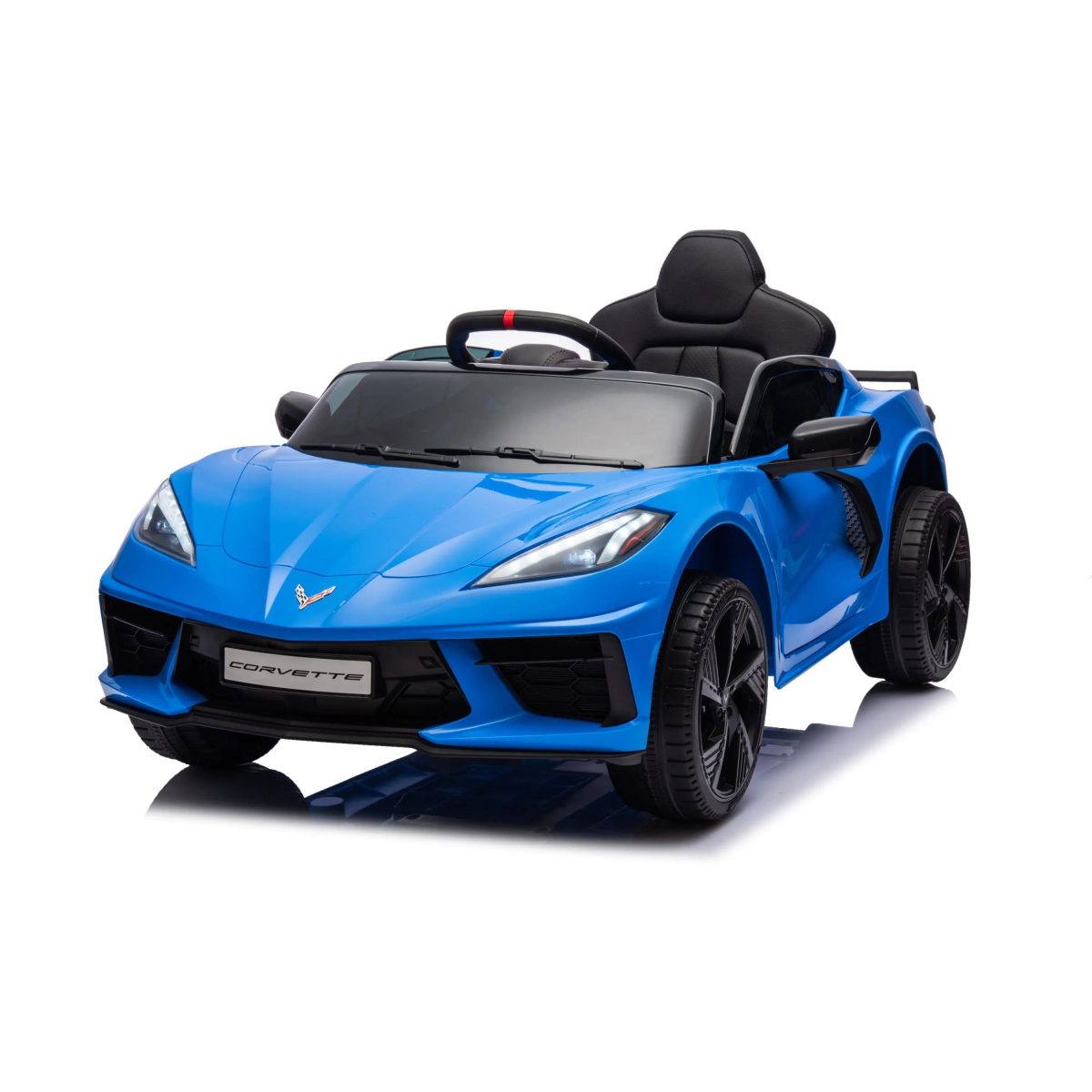 12V Chevrolet Corvette C8 1-Seater Kids Ride-On Car - Image 1
