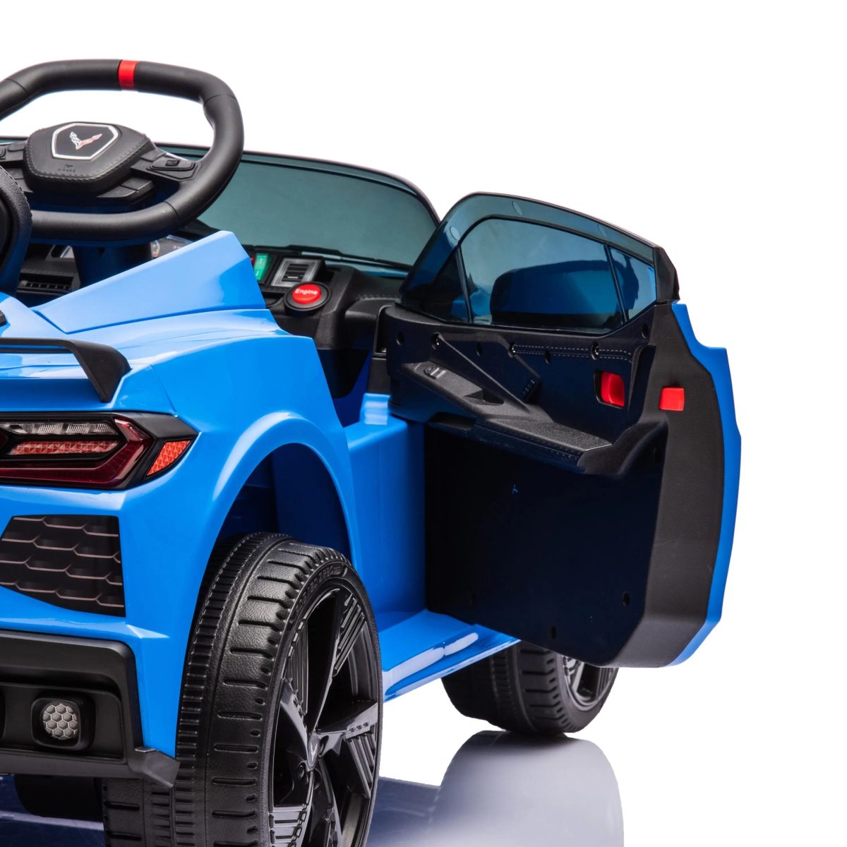 12V Chevrolet Corvette C8 1-Seater Kids Ride-On Car - Image 5