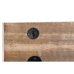 Wall mounted coat hanger DKD Home Decor Multicolour Iron Mango wood Tropical Leaf of a plant Lacquered 38 x 5 x 18 cm (2 Units) - Image 3