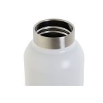 Water bottle Home ESPRIT White Beige Natural Bamboo Stainless steel 500 ml (2 Units) - Image 2