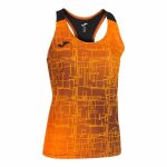 Tank Top Women Joma Sport Elite VIII Black Orange