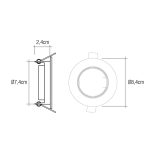Lamp EDM 35908 Halogen ø 8,4 cm Support hoop - Image 2