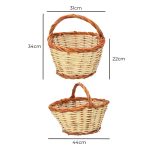Basket EDM Cane 44 x 31 x 22 cm - Image 2