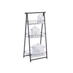 Shelves Kinvara Black Metal Iron 44 x 31 x 90 cm 44 x 90 x 31 cm 48 x 8,5 x 38 cm - Image 3