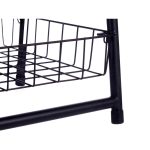 Shelves Kinvara Black Metal Iron 44 x 31 x 90 cm 44 x 90 x 31 cm 48 x 8,5 x 38 cm - Image 2