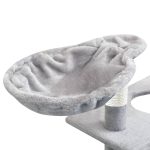 NNEVL Cat Tree with Sisal Scratching Posts 150 cm Grey - Image 4