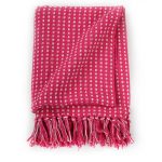 NNEVL Throw Cotton Squares 160x210 cm Pink - Image 3