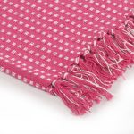 NNEVL Throw Cotton Squares 160x210 cm Pink - Image 4