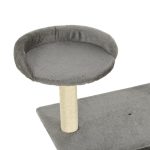 NNEVL Cat Tree with Sisal Scratching Posts 95 cm Grey - Image 5