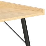 NNEVL Desk Oak 90x50x79 cm - Image 5