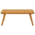 NNEVL Garden Coffee Table 90x55x35 cm Solid Acacia Wood - Image 2