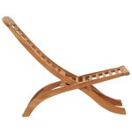 NNEVL Folding Garden Chairs Solid Teak Wood - Image 3