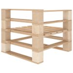 NNEVL Garden Pallet Corner Sofa Wood - Image 3