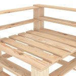 NNEVL Garden Pallet Corner Sofa Wood - Image 4