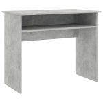 NNEVL Desk Concrete Grey 90x50x74 cm Chipboard - Image 2