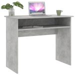 NNEVL Desk Concrete Grey 90x50x74 cm Chipboard - Image 3